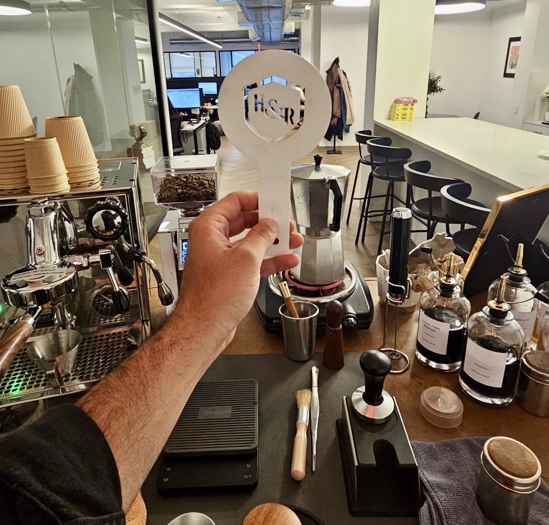 Brewed Moments Coffee Cart mobile espresso bar catering a corporate event in New York