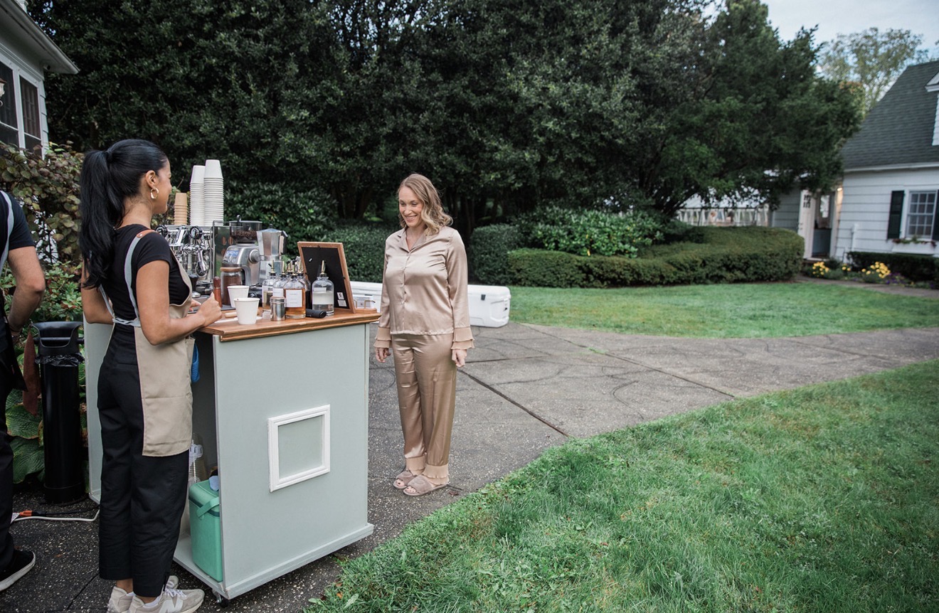 Brewed Moments Coffee Cart mobile espresso bar experience New York